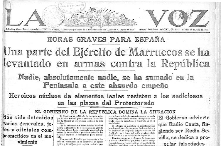 L’insurrection victorieuse de juillet 1936
